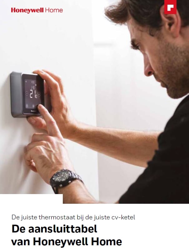Aansluittabel honeywell thermostaten