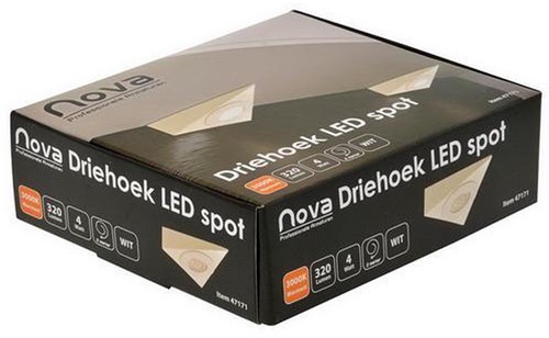 LED Driehoekspot/Keukenspot Wit-3