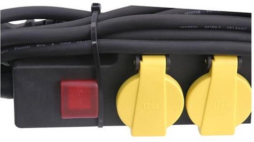 Tafelcontactdoos Pro met klep 6-voudig - 1,5m snoer-2