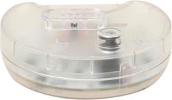 Led/gloei/halogeen vloer dimmer 4-250W Transparant