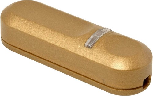 Led/gloei/halogeen snoer dimmer 4-150W Goud