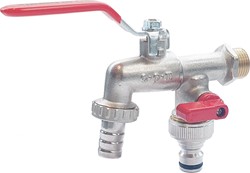 Bonfix dubbele tap kogelkraan