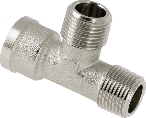 Bonfix Draadfittingen T-stuk 3/8 - binnendraad x buitendraad x buitendraad