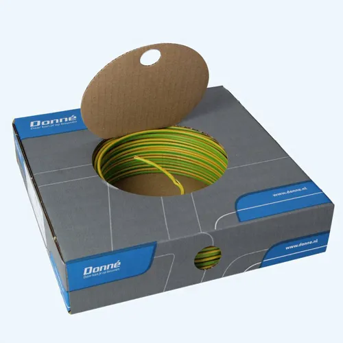 Donne VD Eca - Installatiedraad VD 2,5mm2 Geel/Groen - doos 100m