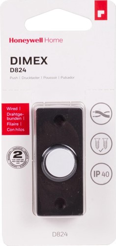 Honeywell Home beldrukker Dimex - zwart-2
