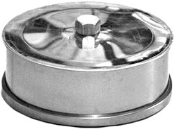 RVS Rookgasafvoer EW Ø125mm Dop T-stuk met drain