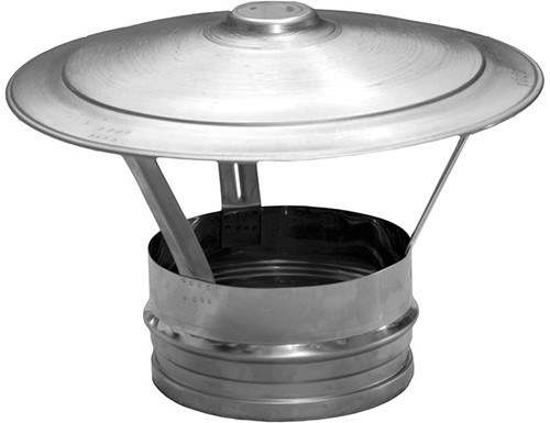RVS Rookgasafvoer EW Ø150mm Regenkap
