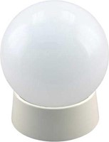 Plafondlamp bol - wit glas