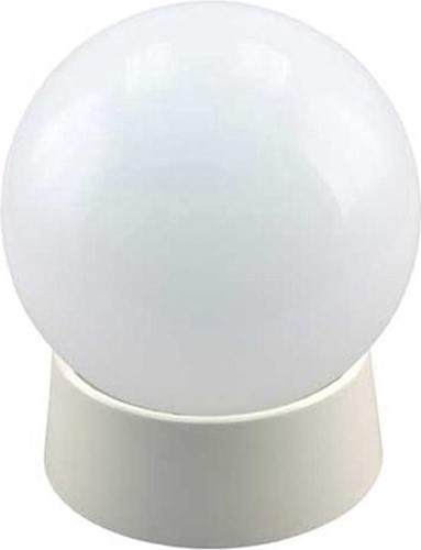 Plafondlamp bol - wit glas