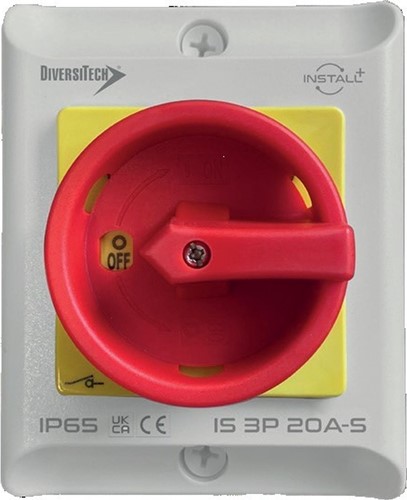 DiversiTech Werkschakelaar 20A – 4-polig