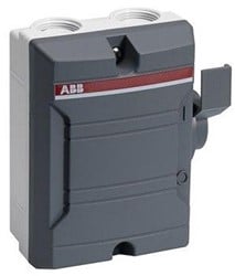 ABB Werkschakelaar - 3 polig 25A