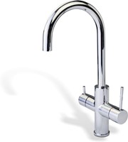 Ace 3-in-1 kokend water kraan Chroom C-uitloop compleet met boiler