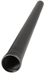 Afvoer pelletkachel zwart staal Ø80mm Pijp 1000mm