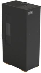 Kalor Mini Pelletkachel Zwart 5kW