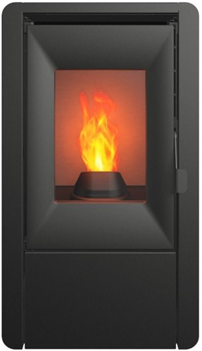 Pelletkachel NextAlessia Zwart 6kW-2