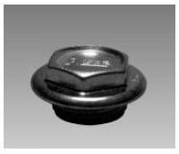Baxi dop 1 1/4 linkse draad tbv ledenradiator verzinkt"