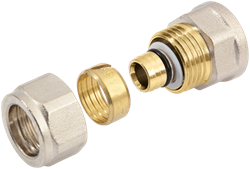 Bonfix Alu-Knel Schroefbus 3/4" x 25mm