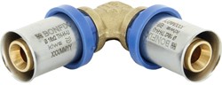 Bonfix Alu-pers messing perskoppeling knie 32mm