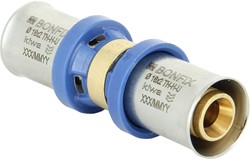 Bonfix Alu-pers messing perskoppeling recht 32mm