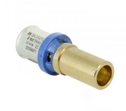 Bonfix Alu-pers messing perskoppeling insteekverloop 32x28mm