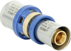 Bonfix Alu-pers messing perskoppeling verloop 32x26mm