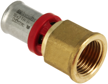 Bonfix Alu-pers messing schroefbus 1/2 x 16mm