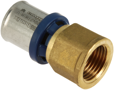 Bonfix Alu-pers messing schroefbus 3/4 x 20mm