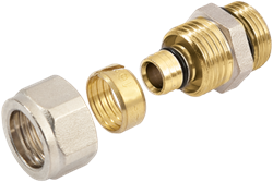 Bonfix Alu-Knel Puntstuk 3/4" x 25mm