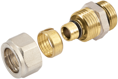 Bonfix Alu-Knel Puntstuk 3/4" x 16mm