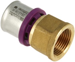 Bonfix Alu-pers messing schroefbus 1 x 26mm