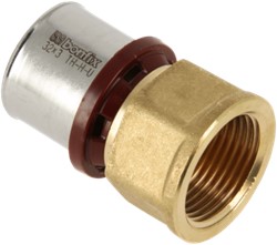 Bonfix Alu-pers messing schroefbus 1 x 32mm