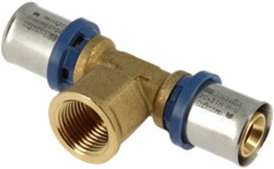 Bonfix Alu-pers t-stuk binnendraad 20mm x 3/4 x 20mm