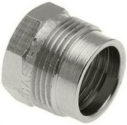 Bonfix Comfort aansluiting 1/2" x M24 recht chroom