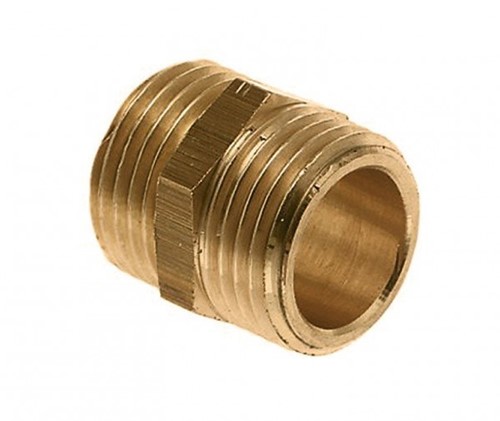 BONFIX 81110 Dubbele nippel  1  " buitendraad