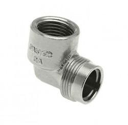 Bonfix Comfort aansluiting 1/2" x M24 haaks chroom
