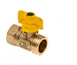 Bonfix 50105 gaskogelkraan 1/2" binnendraad x 3/4"warteldraad