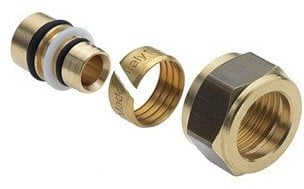 BONFIX 23925 Knelset van ø25x2,5 naar 28 mm knel