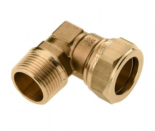 BONFIX 82703 Knie 1/2" buitendraad x 12 mm