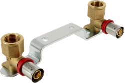 Bonfix Alu-pers Muurplaatbeugel - 1/2 x 16mm