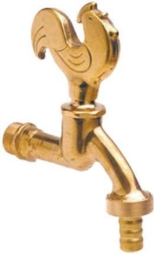 Bonfix Luxe tapkraan - Nostalgische kraan - haan - gepolijst messing