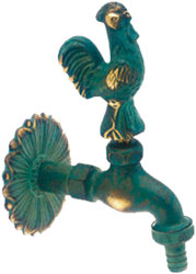 Bonfix Luxe tapkraan - Nostalgische kraan - haan - groen