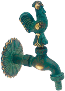 Bonfix Luxe tapkraan - Nostalgische kraan - haan - groen