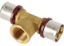 Bonfix Alu-pers t-stuk binnendraad 32mm x 1 x 32mm