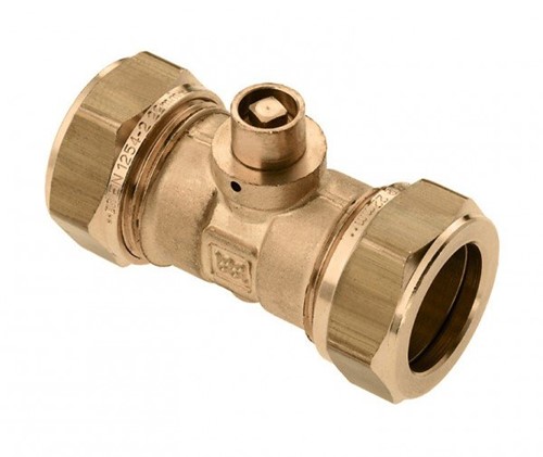 BONFIX 82781 Rechte koppeling met ontl. 22x22 mm