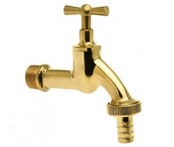 Bonfix 98200 Sanitaire tapkraan met slangkoppeling messing 1/2"