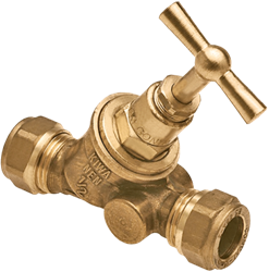 Bonfix Stopkraan met bovendeel 22mm knel