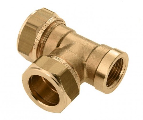 BONFIX 82648 T-stuk 22 x 22 x 3/4" binnendraad
