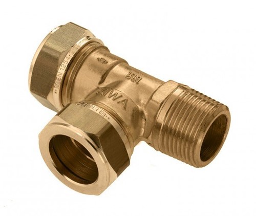 BONFIX 82612 T-stuk 22 x 22 x 3/4" buitendraad