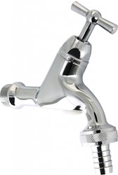 Bonfix 98150 Sanitaire tapkraan met beluchter en keerkllep verchroomd 1/2"