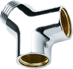 BONFIX 81500 Y-stuk 1/2" x 1/2" x 1/2" Chroom